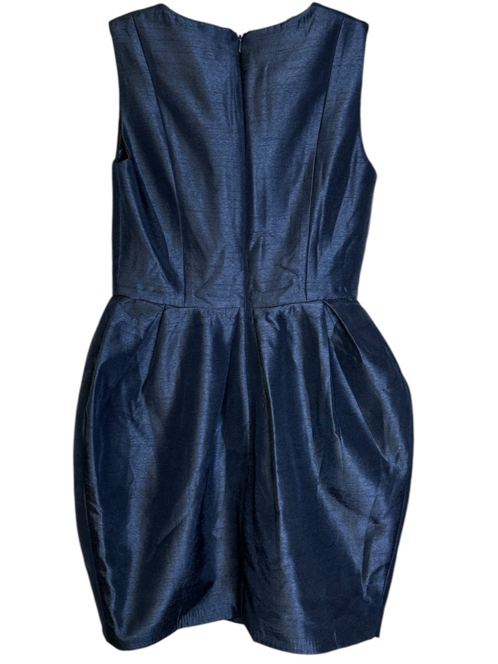 Keepsake The Label Blue Resolution Cocktail Dress Pleated Sleeveless Small Chic - Picture 5 of 11
